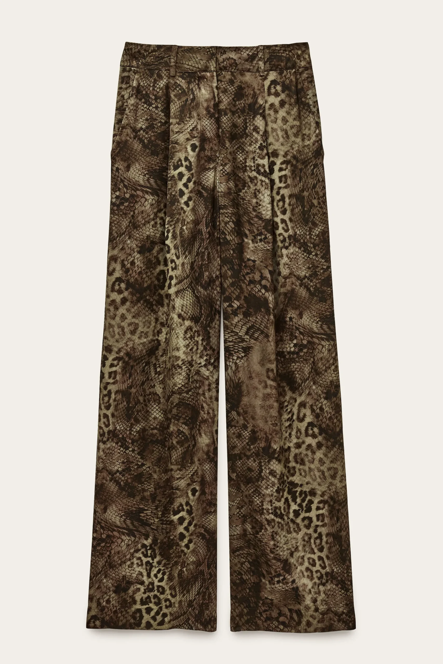 Ba&Sh CARRINA pantalon loose imprimé VERT Discount