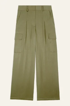 Ba&Sh CARY pantalon cargo VERT Outlet