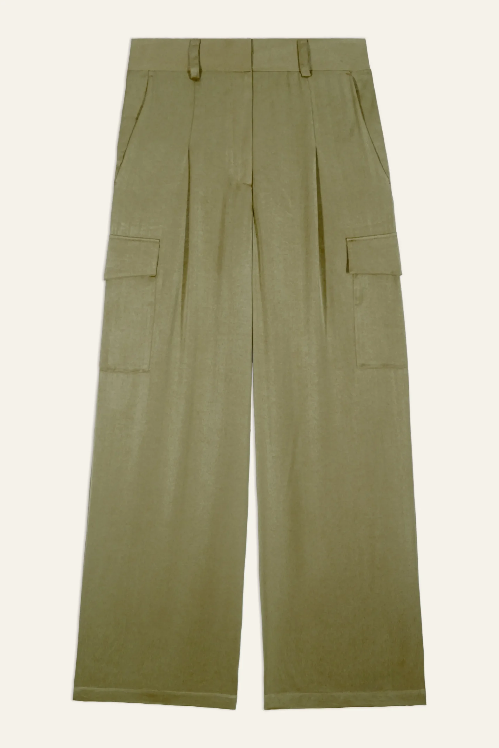 Ba&Sh CARY pantalon cargo VERT Outlet
