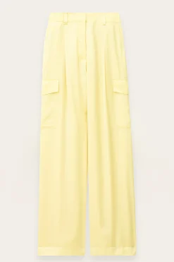 Ba&Sh CARY pantalon cargo large JAUNE