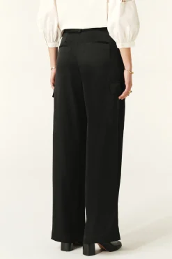 Ba&Sh CARY pantalon de costume NOIR
