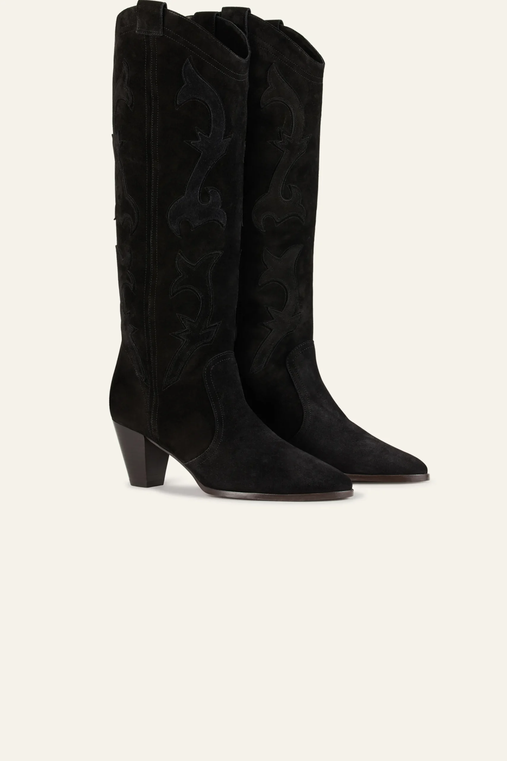 Ba&Sh CASEY bottes style western NOIR