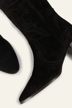 Ba&Sh CASEY bottes style western NOIR