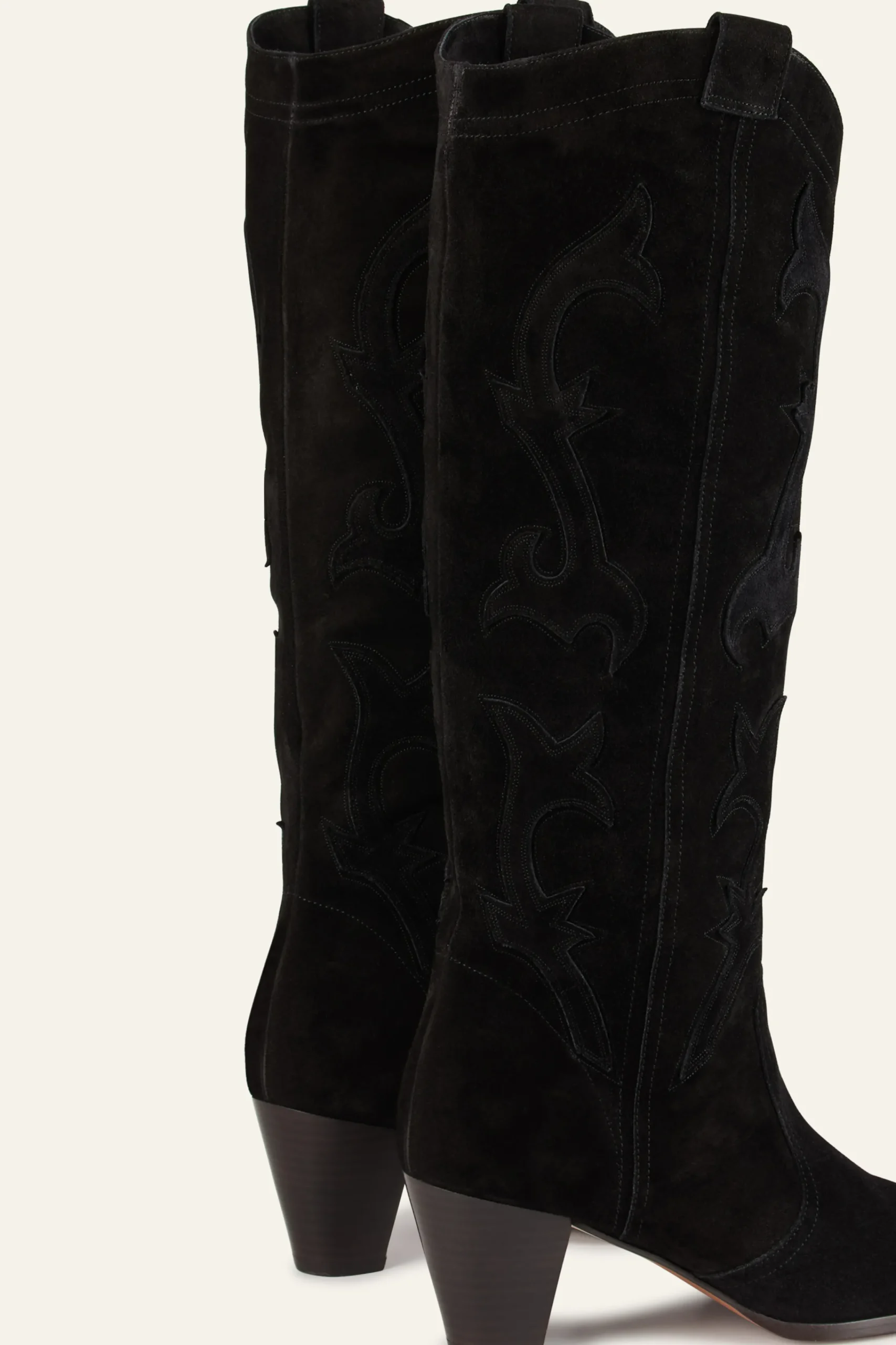 Ba&Sh CASEY bottes style western NOIR