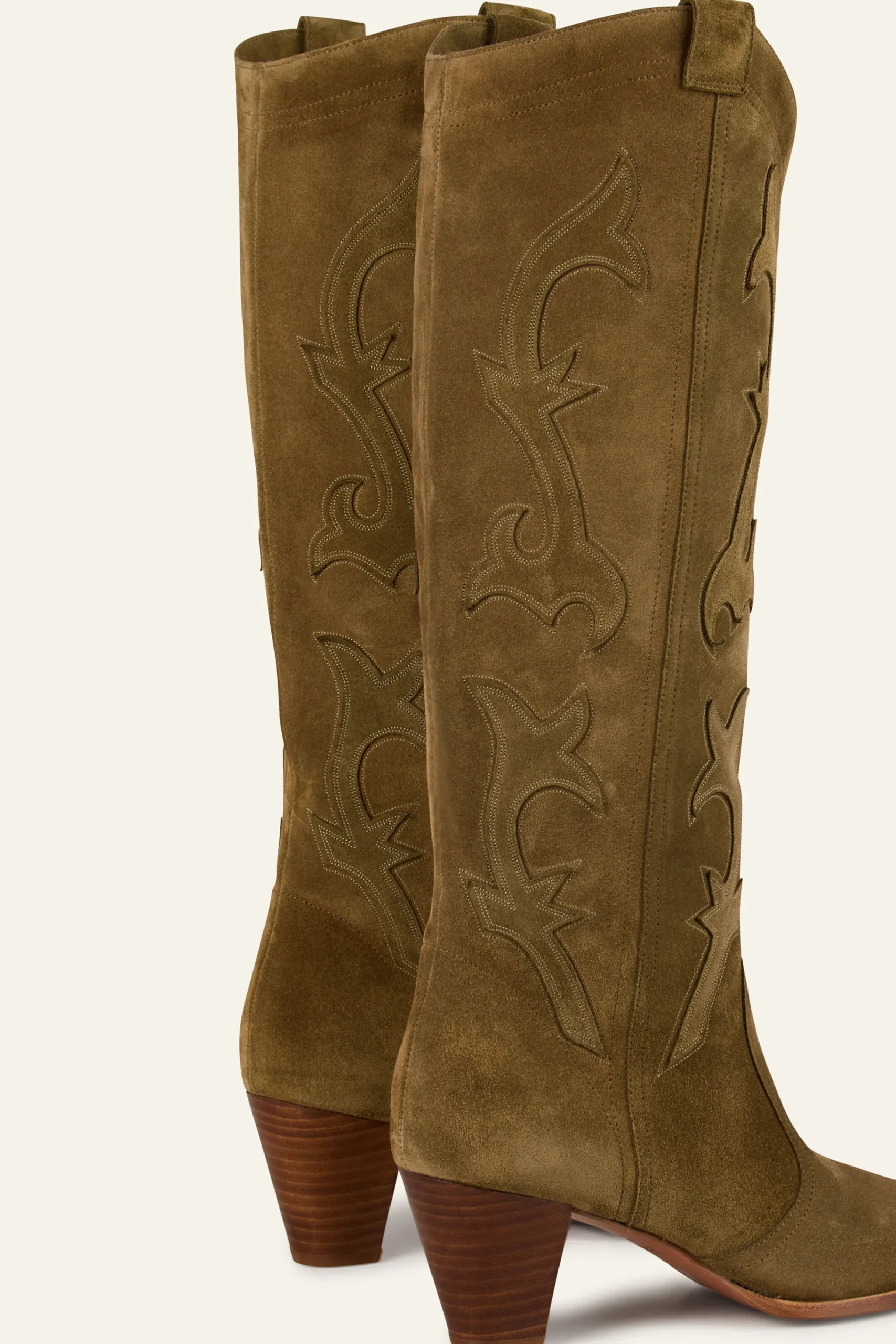 Ba&Sh CASEY bottes style western VERT Online
