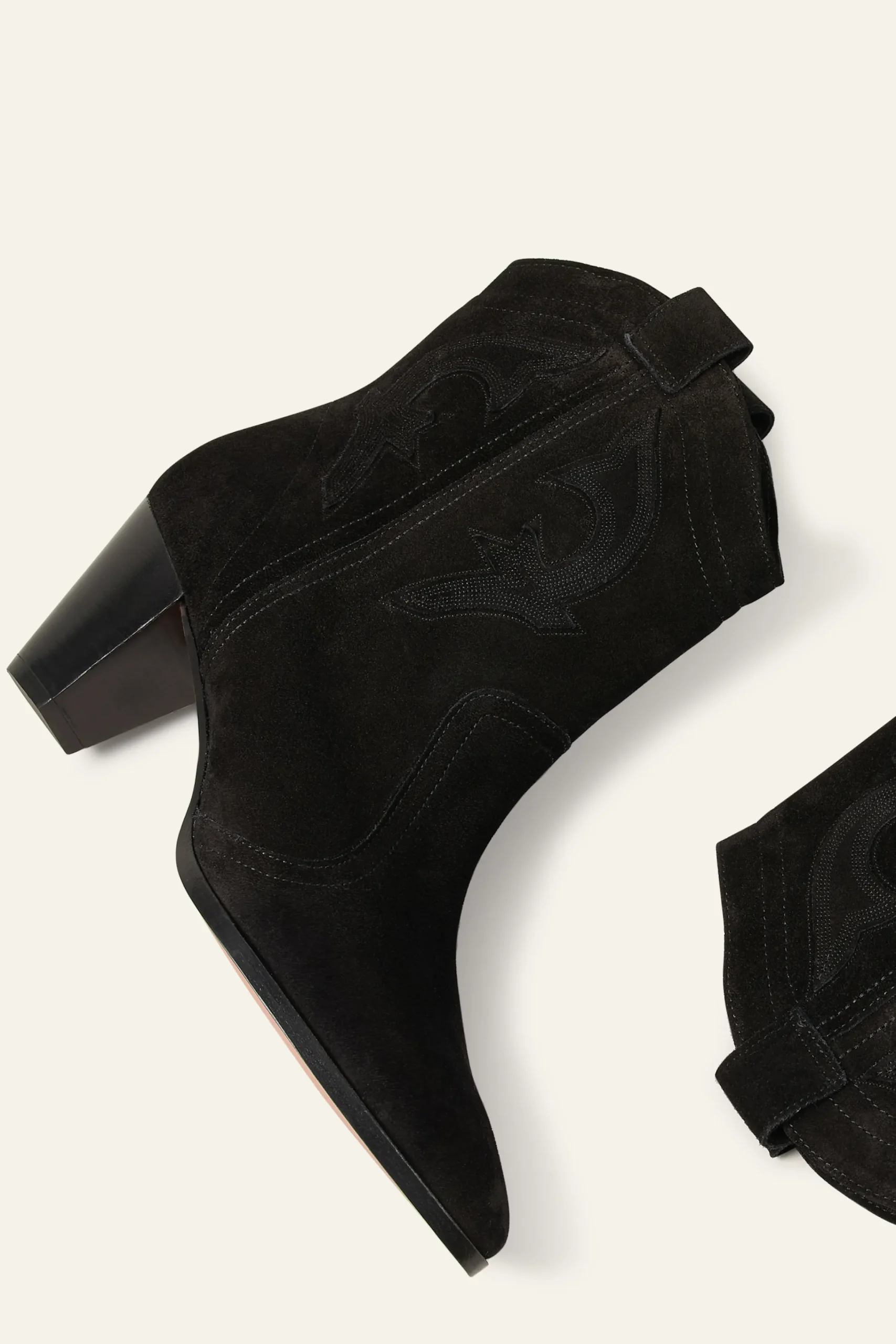 Ba&Sh CASEY Bottines talons NOIR