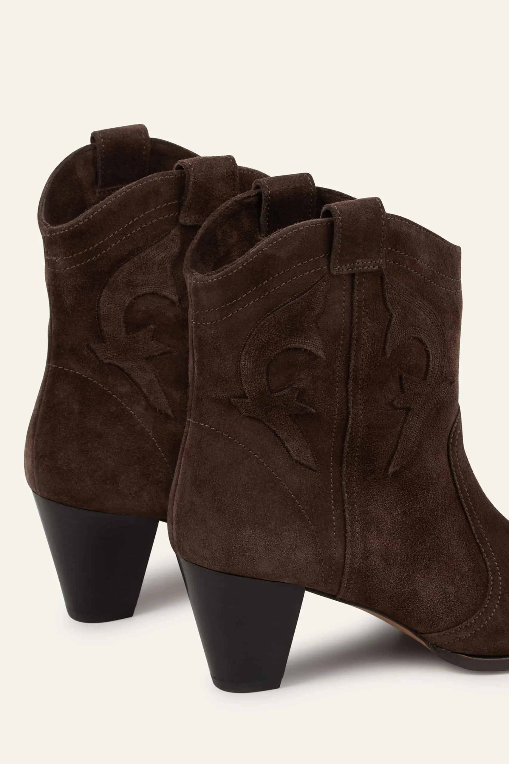 Ba&Sh CASEY bottines western MARRON Sale