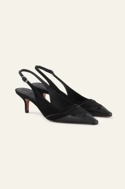 Ba&Sh CASTA escarpins slingback NOIR Online