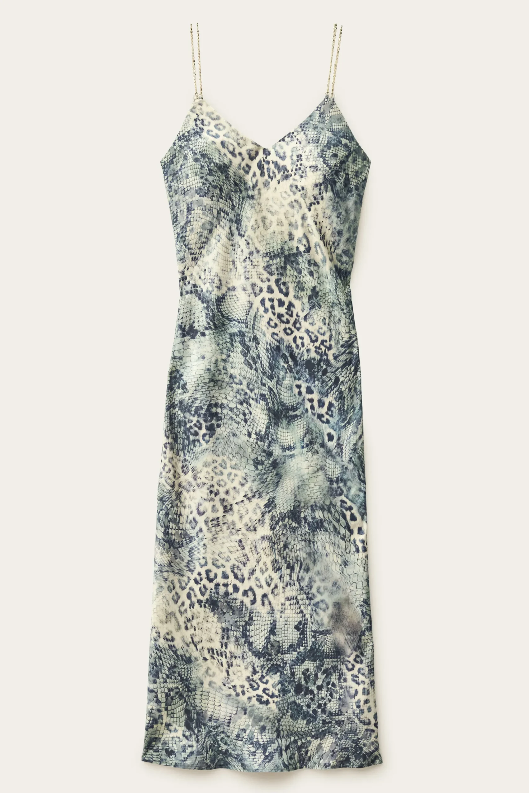 Ba&Sh CATELINA robe midi bretelles BLEU Hot