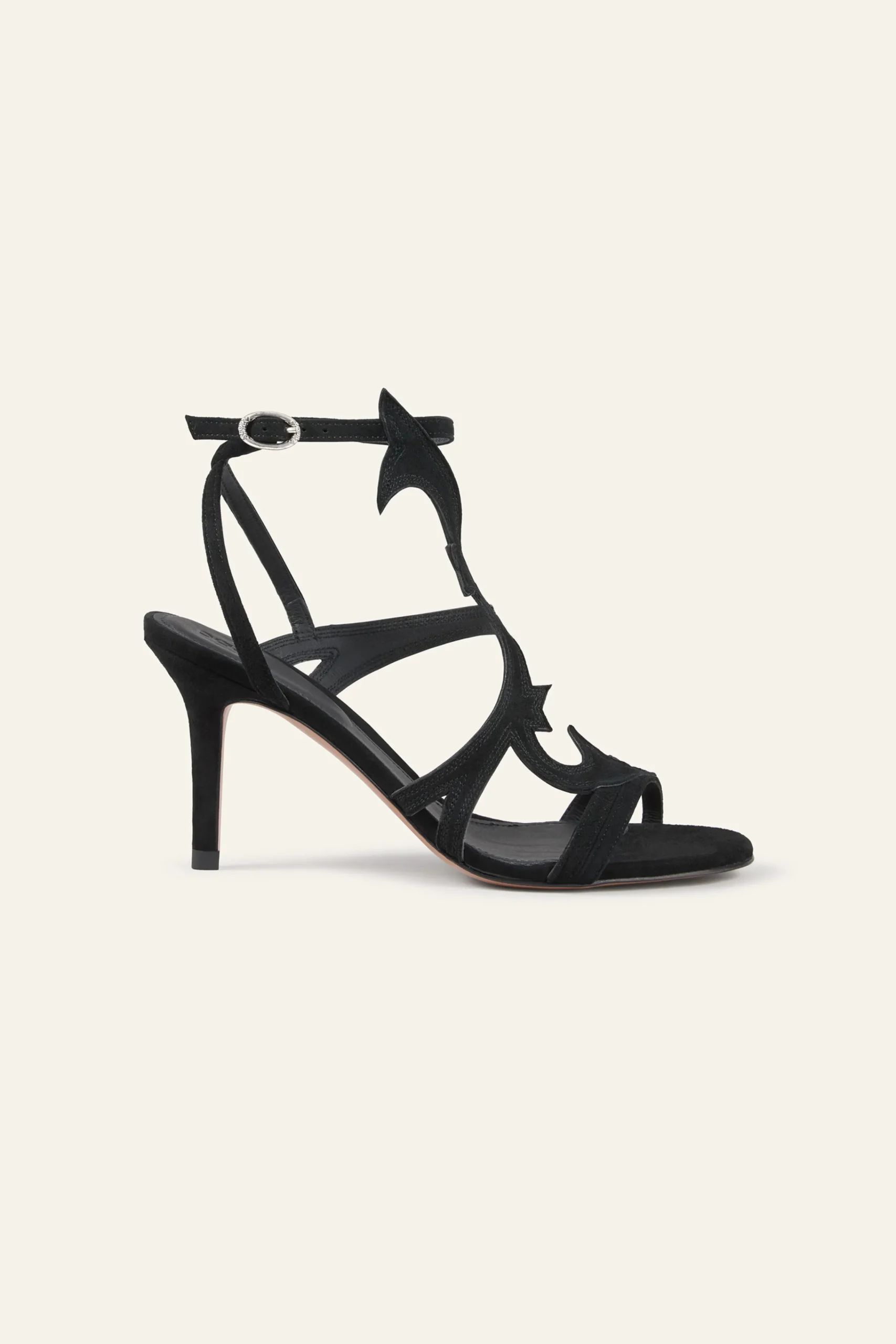 Ba&Sh CATE sandales talons suède NOIR New