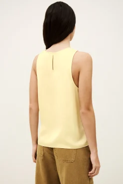 Ba&Sh CEDI top sans manches JAUNE Sale