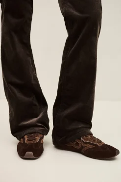 Ba&Sh CELLESTE basket -ballerine MARRON Clearance