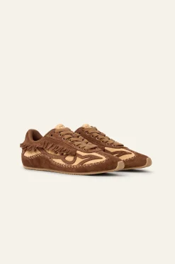 Ba&Sh CELLESTE basket -ballerine MARRON Online