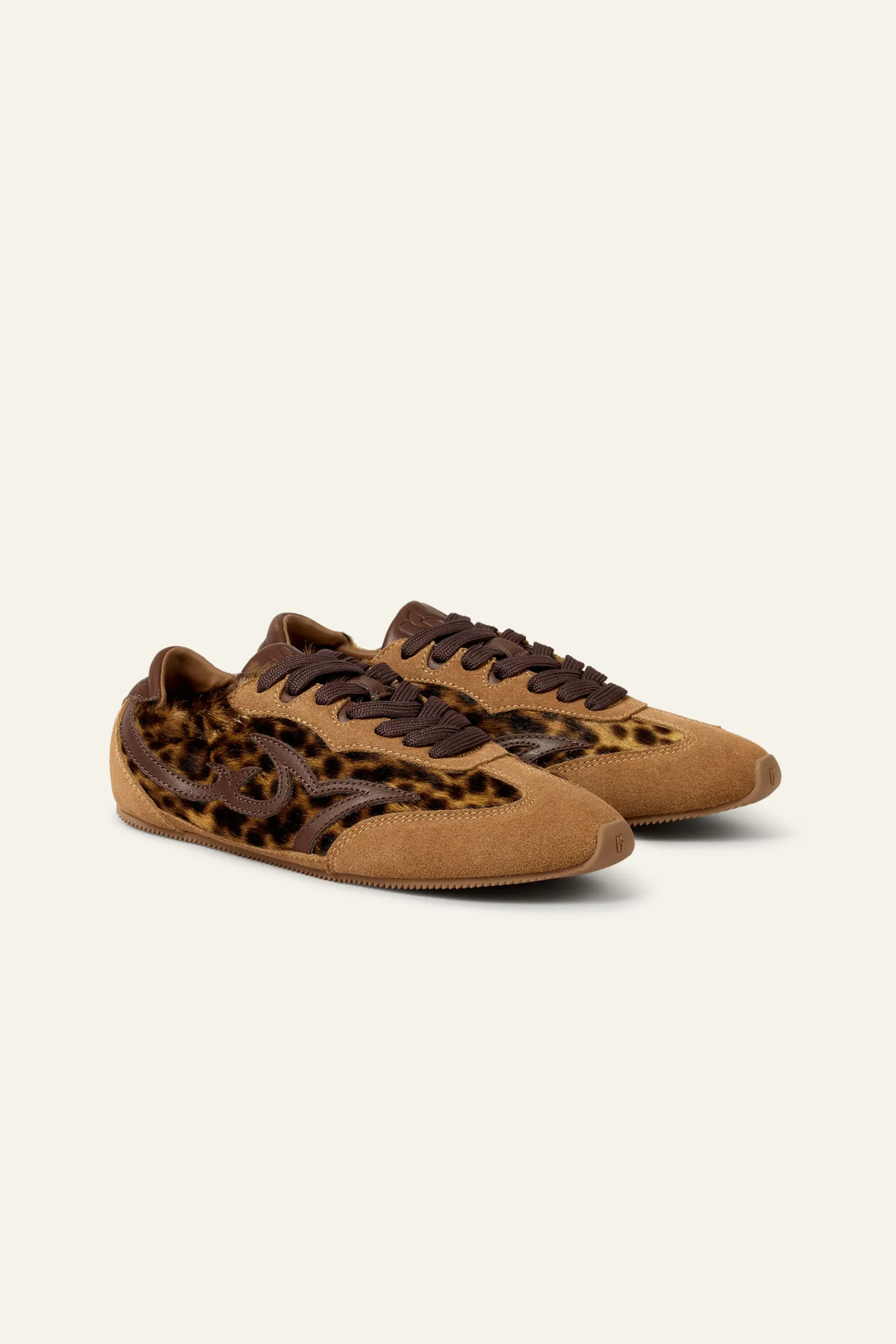 Ba&Sh CELLESTE baskets cuir souple IMPRIME Hot