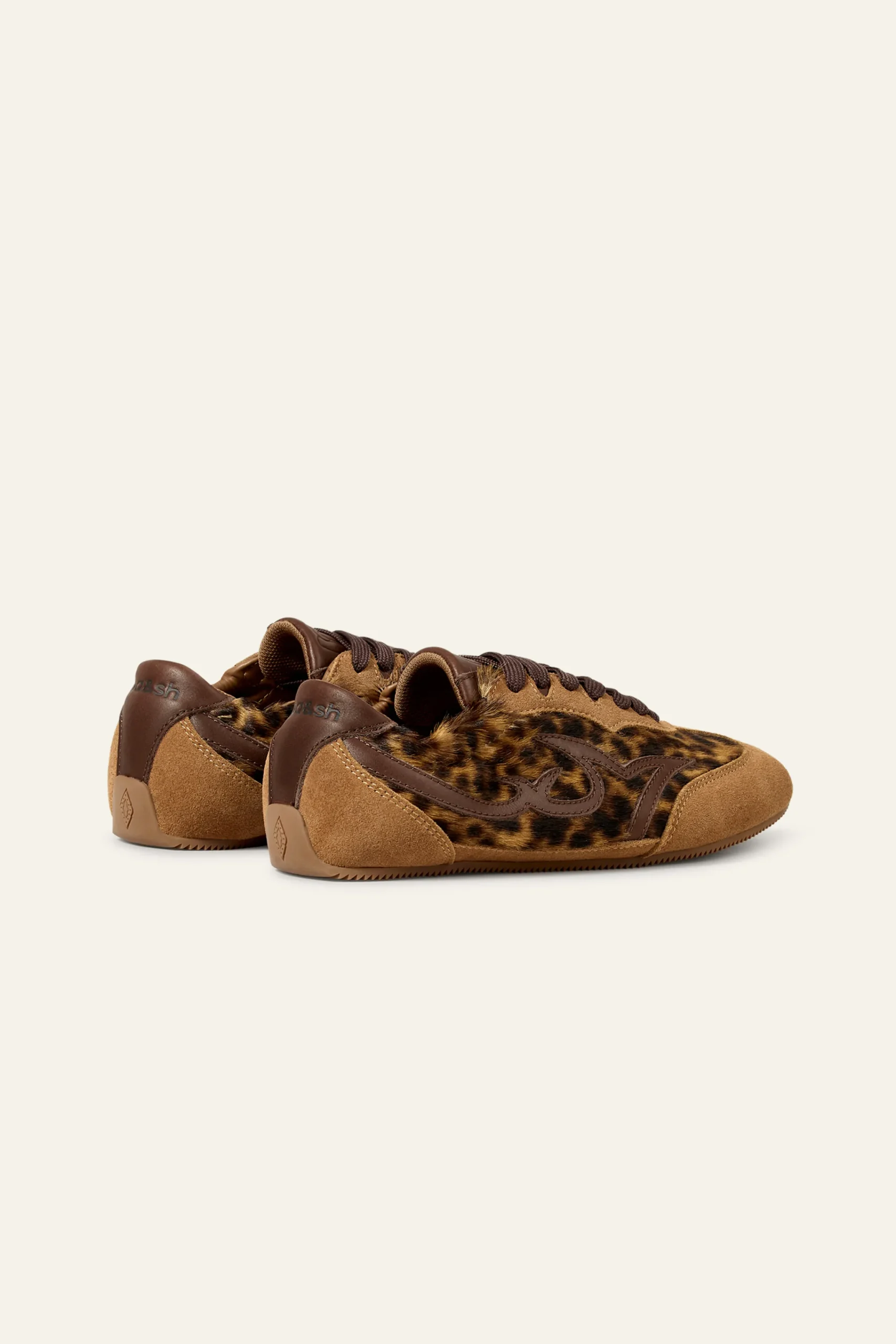 Ba&Sh CELLESTE baskets cuir souple IMPRIME Hot