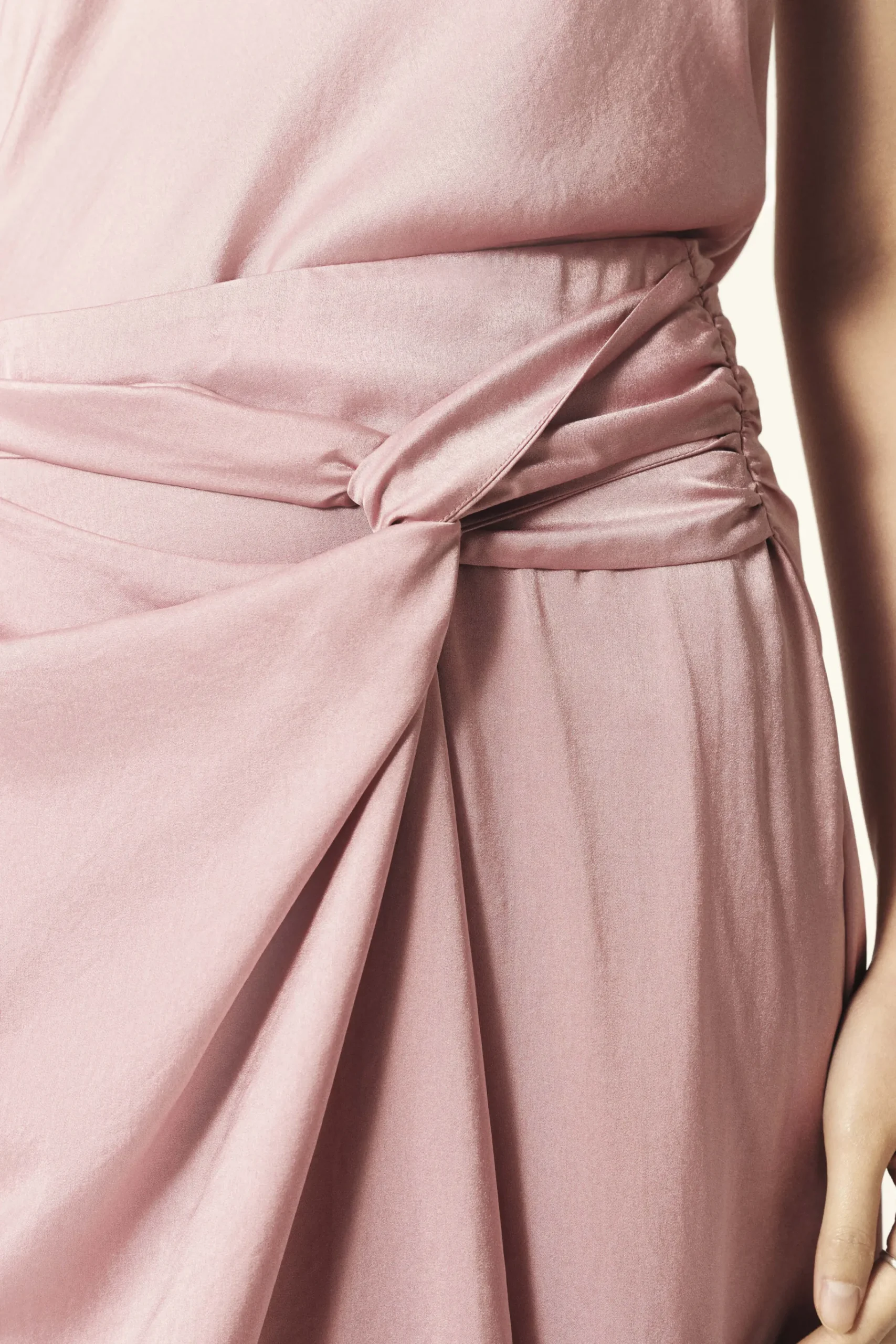 Ba&Sh CELLY jupe midi ROSE Hot