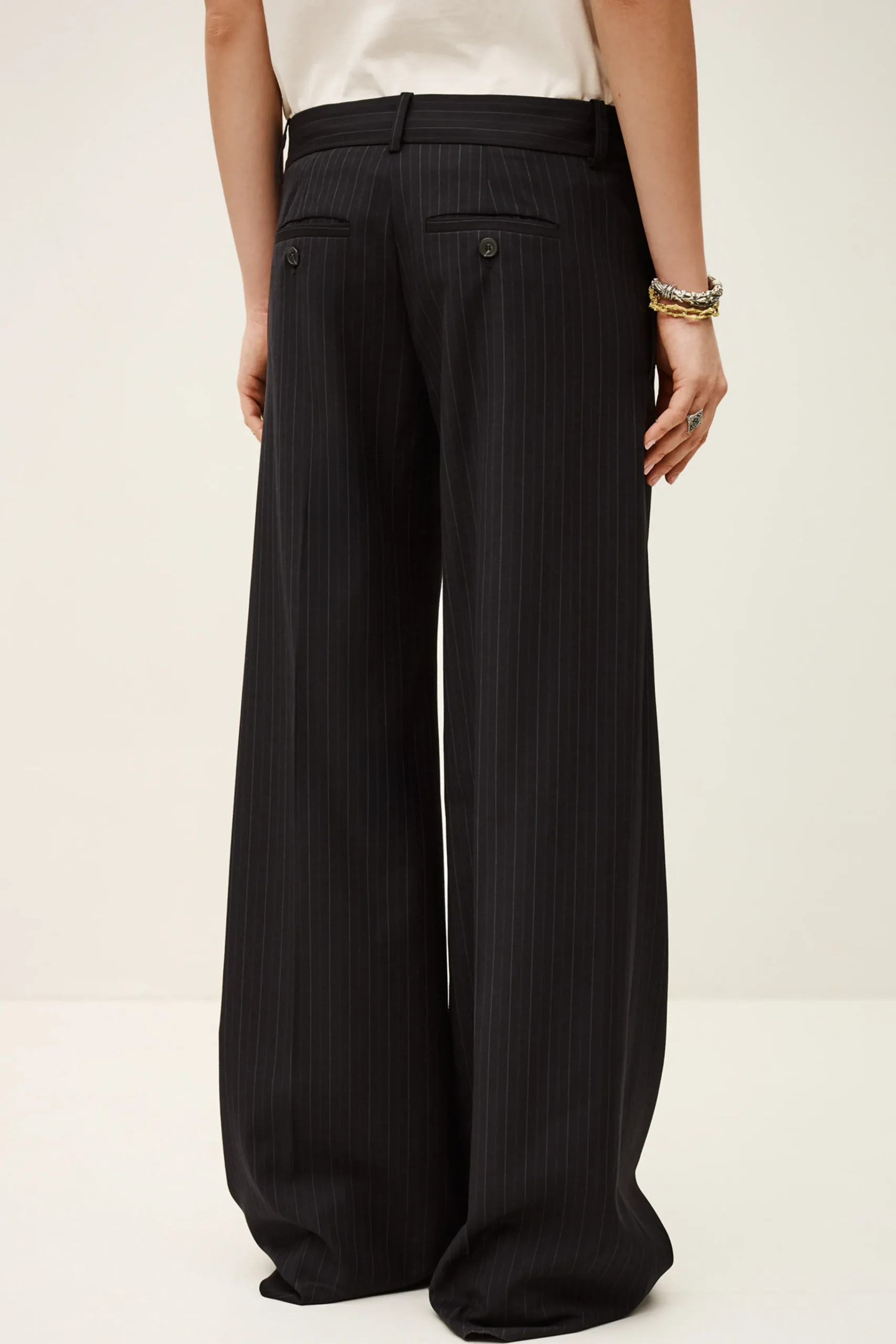 Ba&Sh CELY pantalon tailleur large BLEU Sale