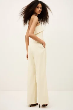 Ba&Sh CENELIA combinaison bustier JAUNE Online