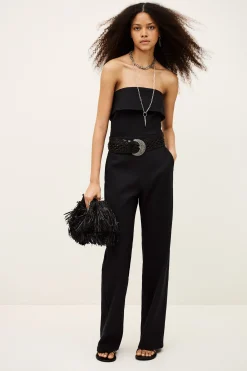 Ba&Sh CENELIA combinaison bustier BLEU Discount
