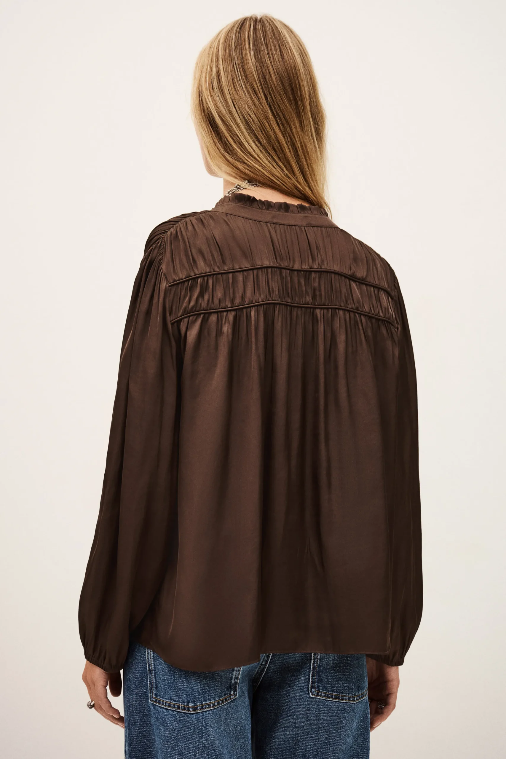Ba&Sh CESSIA chemise manches longues MARRON Online