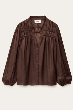 Ba&Sh CESSIA chemise manches longues MARRON Online