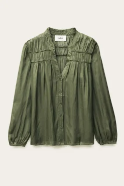 Ba&Sh CESSIA chemise manches longues VERT Hot
