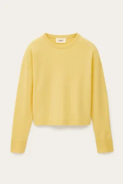 Ba&Sh CHAYA pull cachemire boîte JAUNE Clearance
