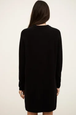 Ba&Sh CHEIMA robe laine courte NOIR Discount