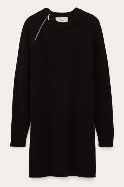 Ba&Sh CHEIMA robe laine courte NOIR Discount