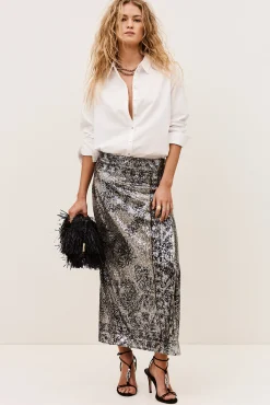 Ba&Sh CHIREN chemise coton BLANC