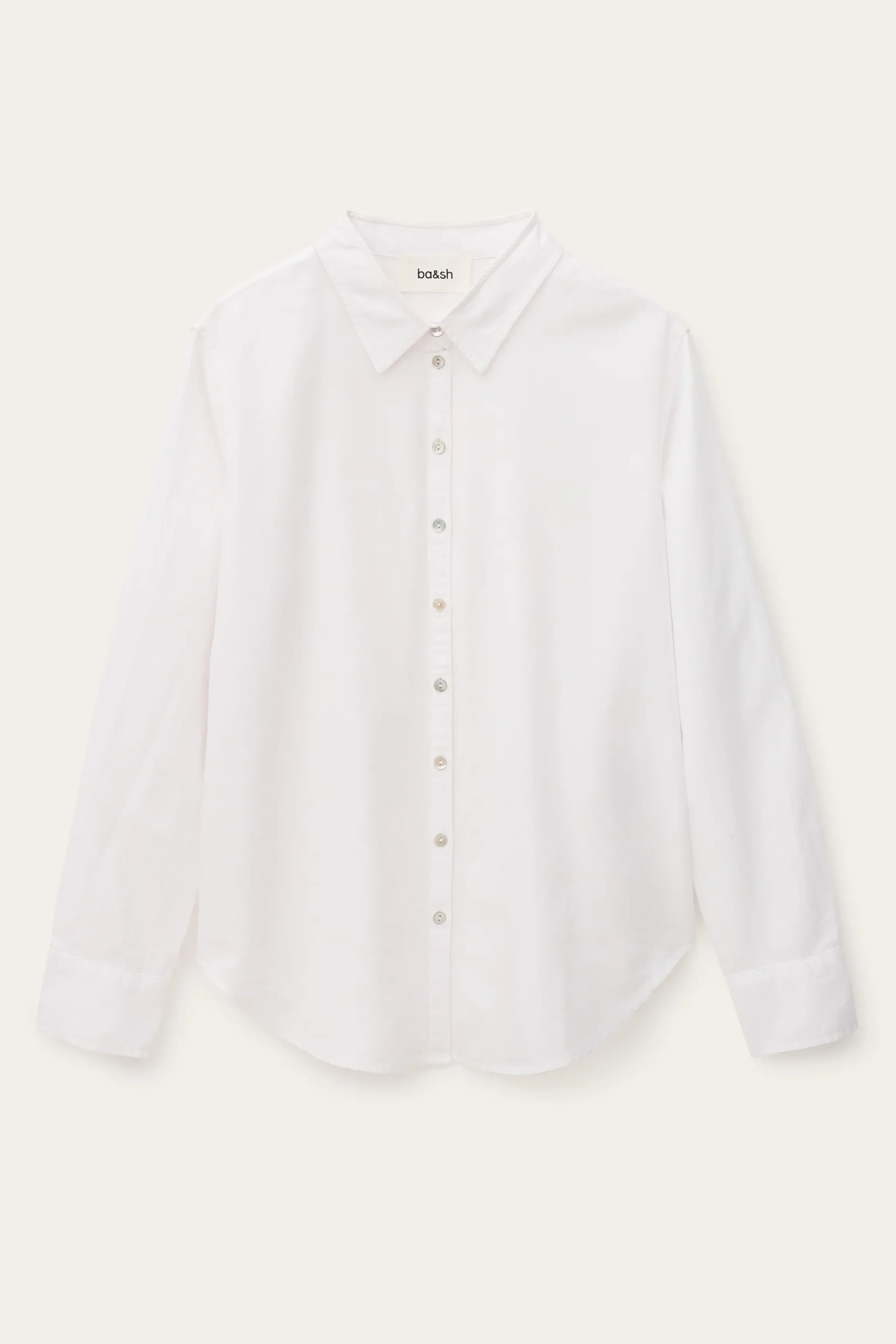 Ba&Sh CHIREN chemise coton BLANC