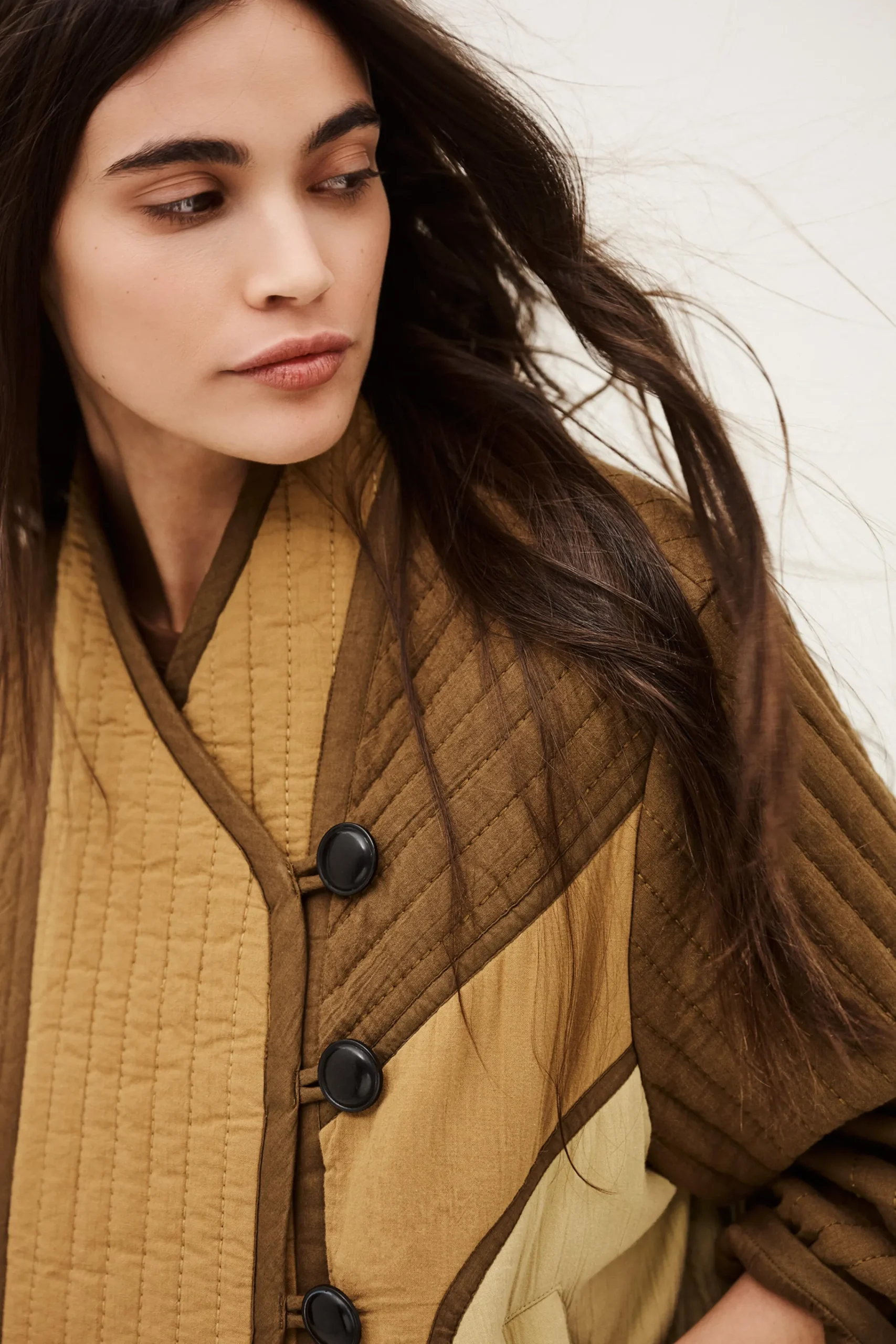 Ba&Sh CISCA veste poches asymétrique MARRON Clearance