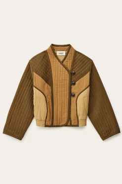 Ba&Sh CISCA veste poches asymétrique MARRON Clearance
