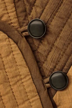 Ba&Sh CISCA veste poches asymétrique MARRON Clearance