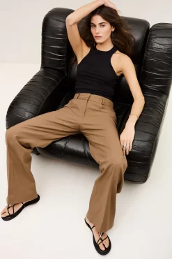 Ba&Sh CISTA pantalon droit MARRON Online