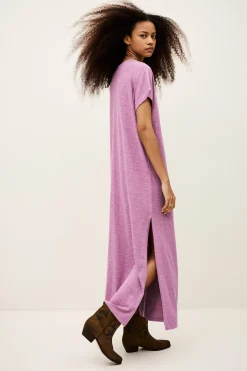 Ba&Sh CIVIA robe t-shirt ROSE Sale