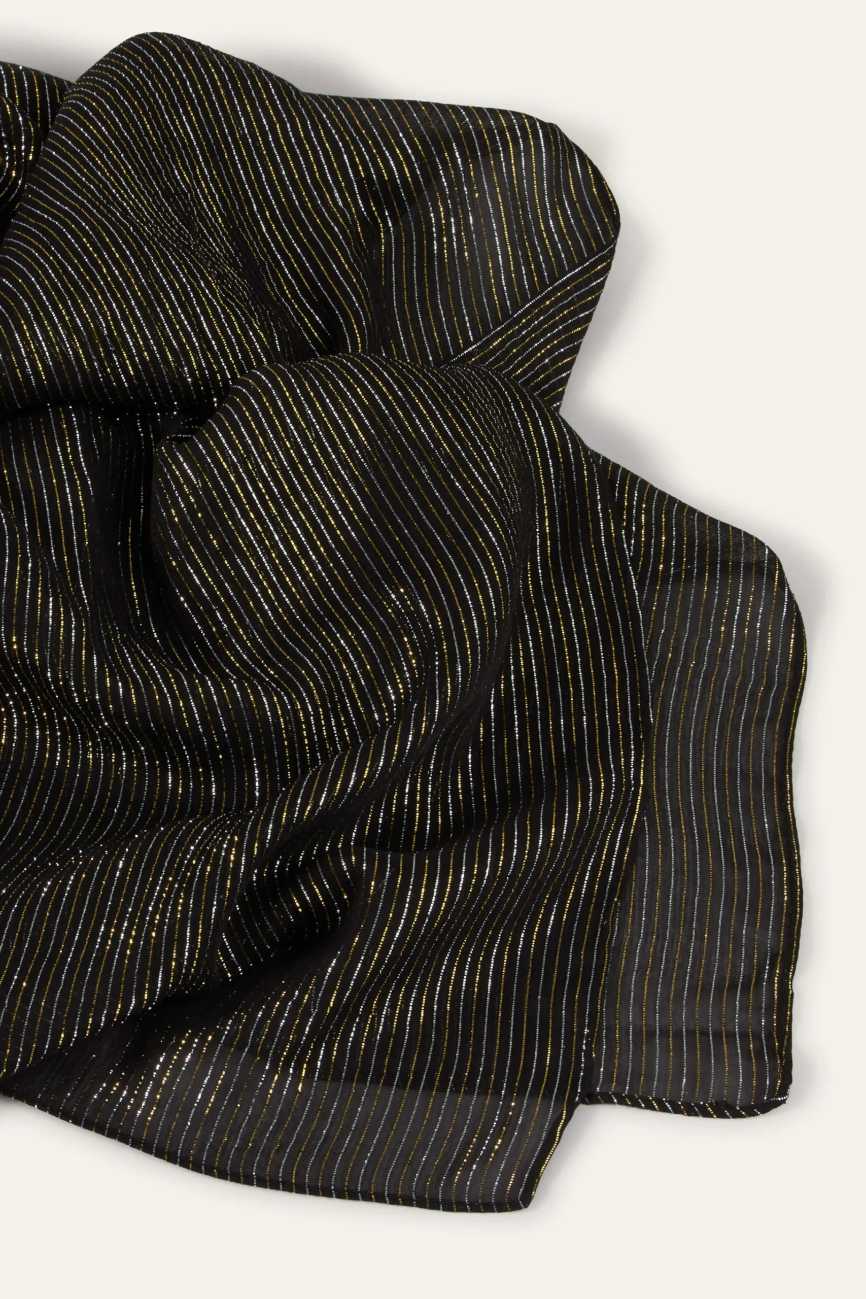 Ba&Sh CLOE foulard métallisé 115 € NOIR Online