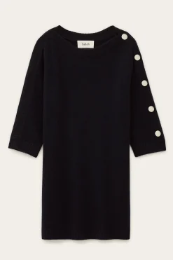 Ba&Sh COLEEN robe pull cachemire BLEU