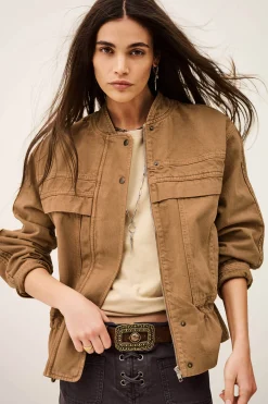 Ba&Sh COLY veste saharienne MARRON Hot