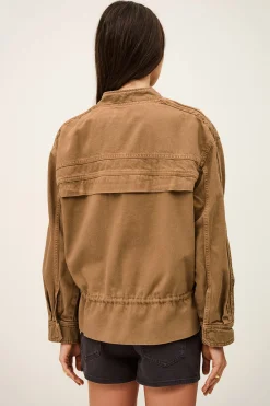 Ba&Sh COLY veste saharienne MARRON Hot
