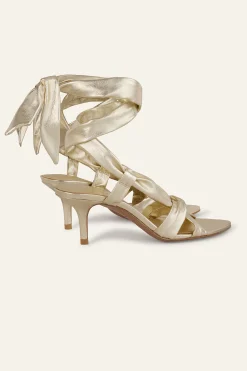 Ba&Sh COVILLA sandales à talons DORE New