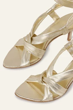 Ba&Sh COVILLA sandales à talons DORE New