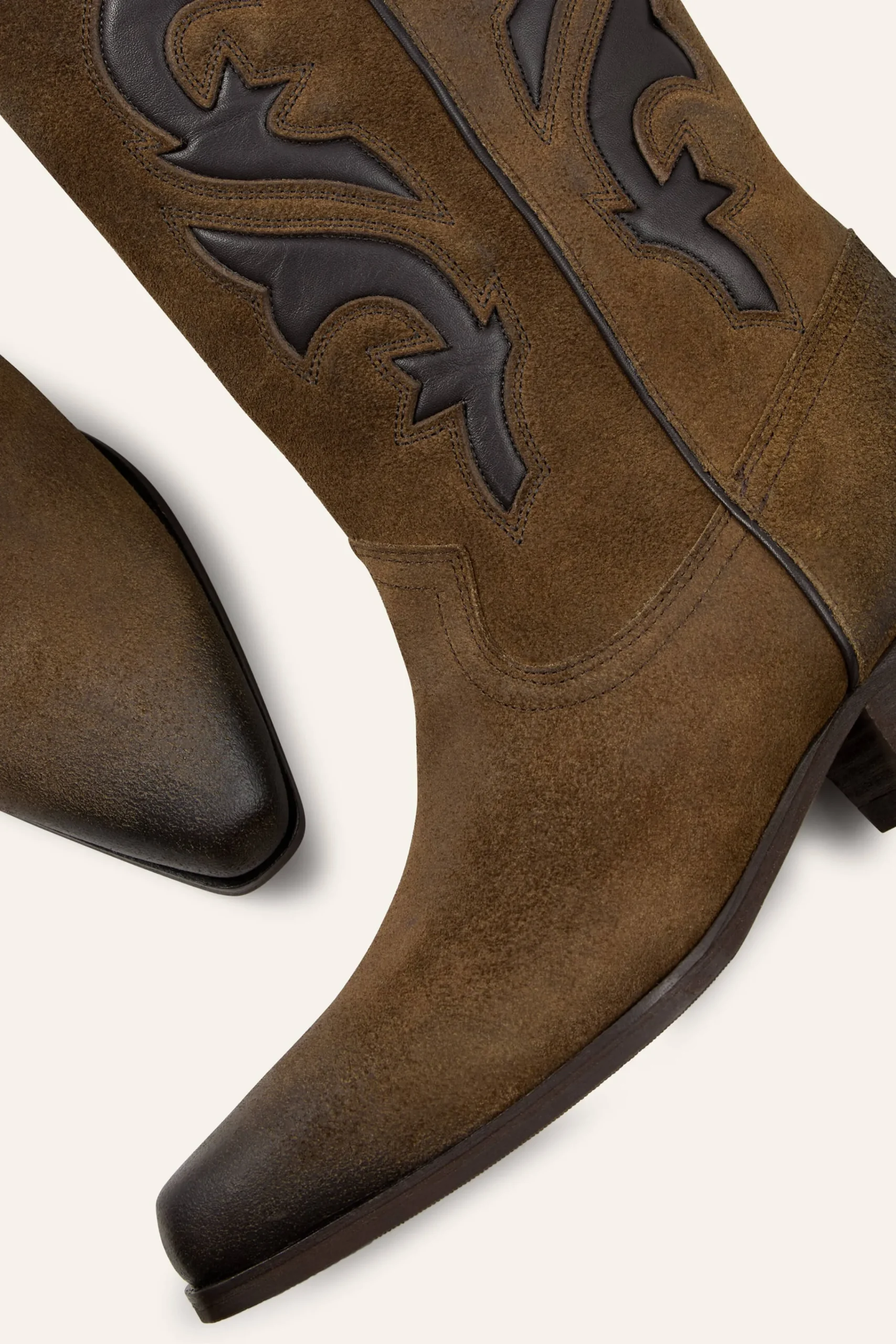 Ba&Sh CURTIS bottines daim MARRON Online