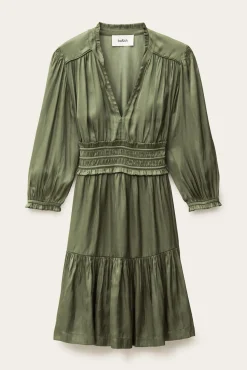 Ba&Sh CYRIALA robe courte VERT Best