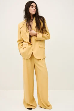 Ba&Sh DALENA veste tailleur JAUNE New