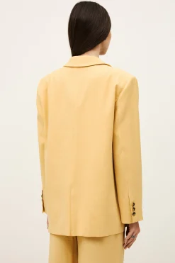 Ba&Sh DALENA veste tailleur JAUNE New