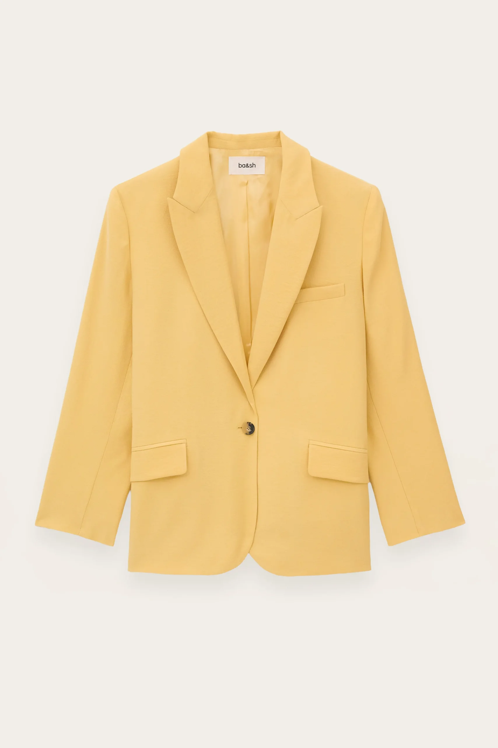 Ba&Sh DALENA veste tailleur JAUNE New