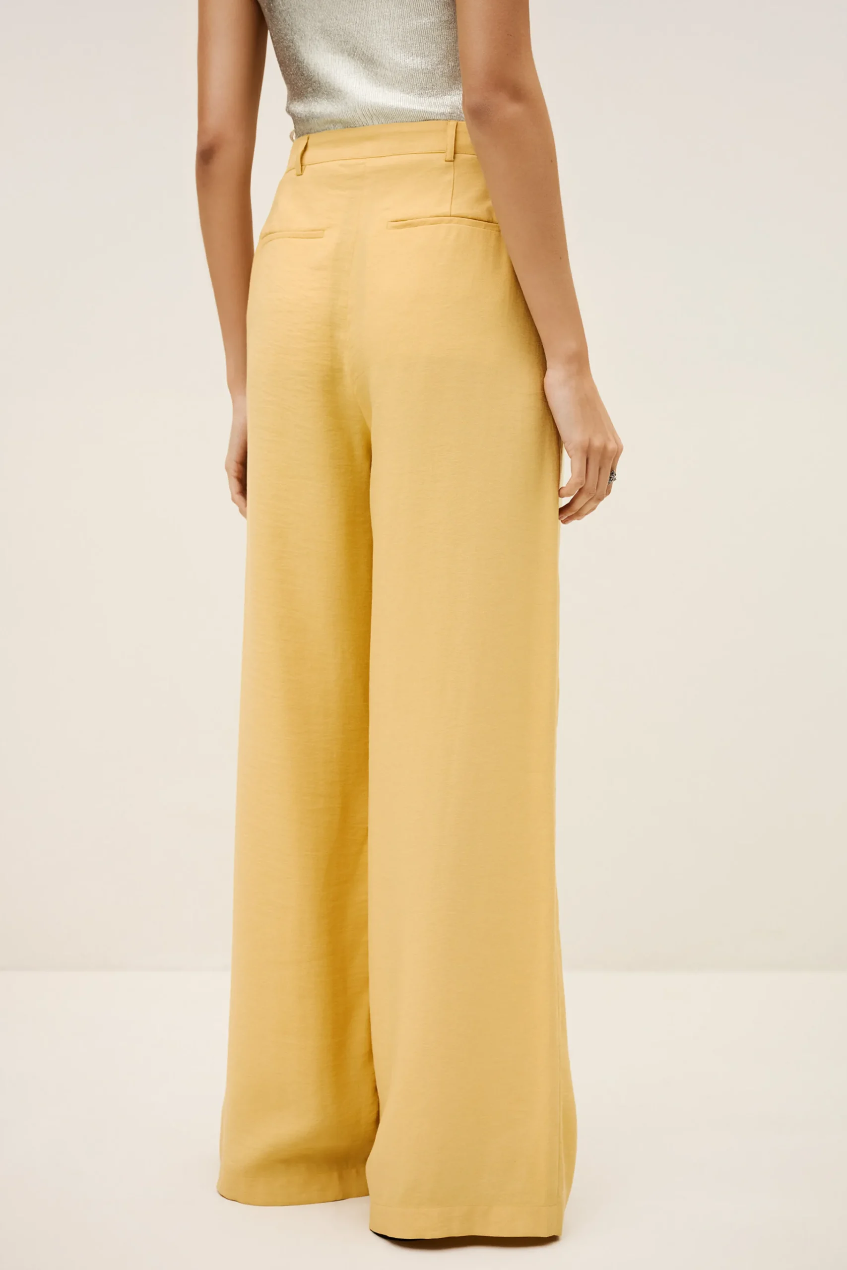 Ba&Sh DEANA pantalon droit JAUNE Hot