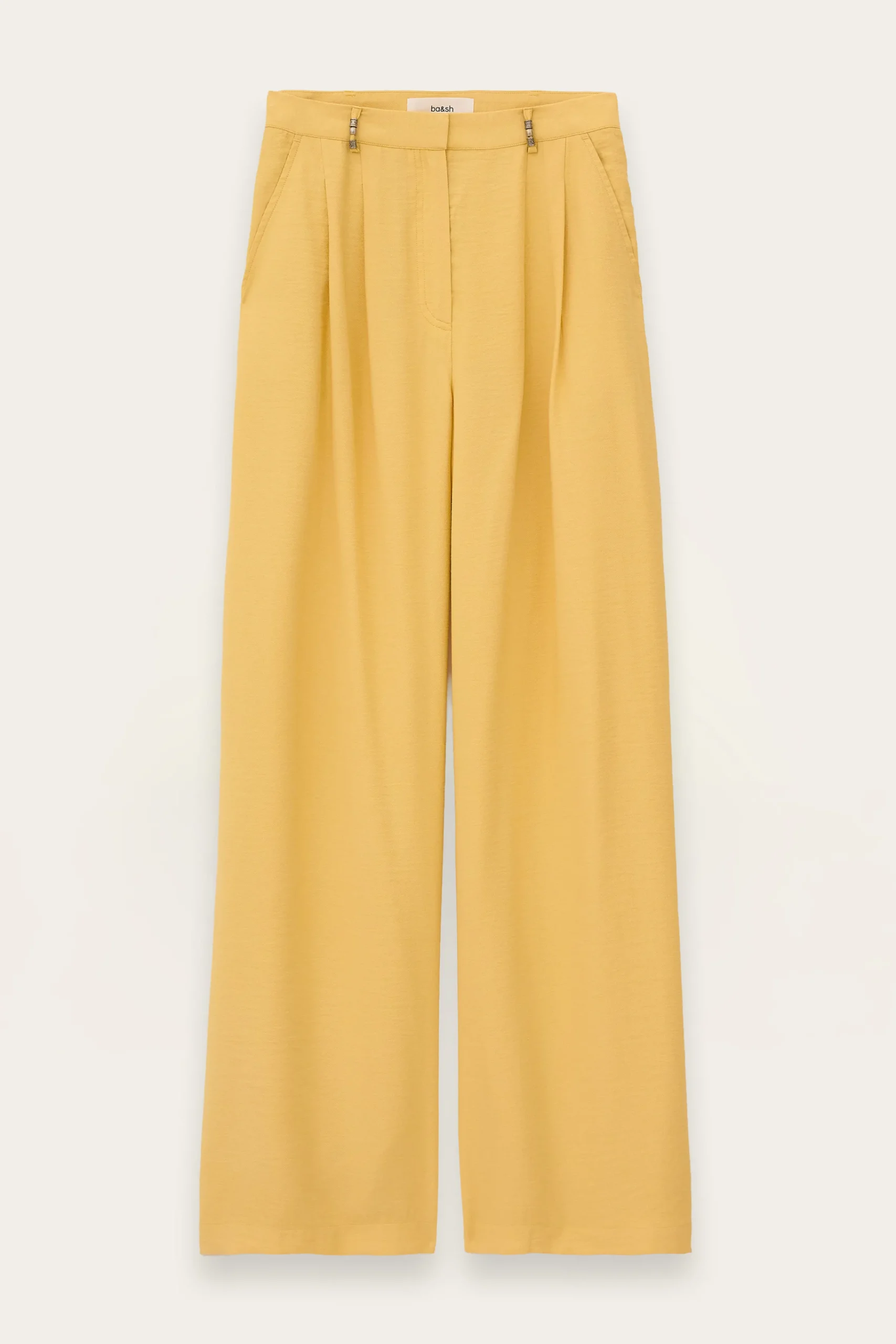 Ba&Sh DEANA pantalon droit JAUNE Hot