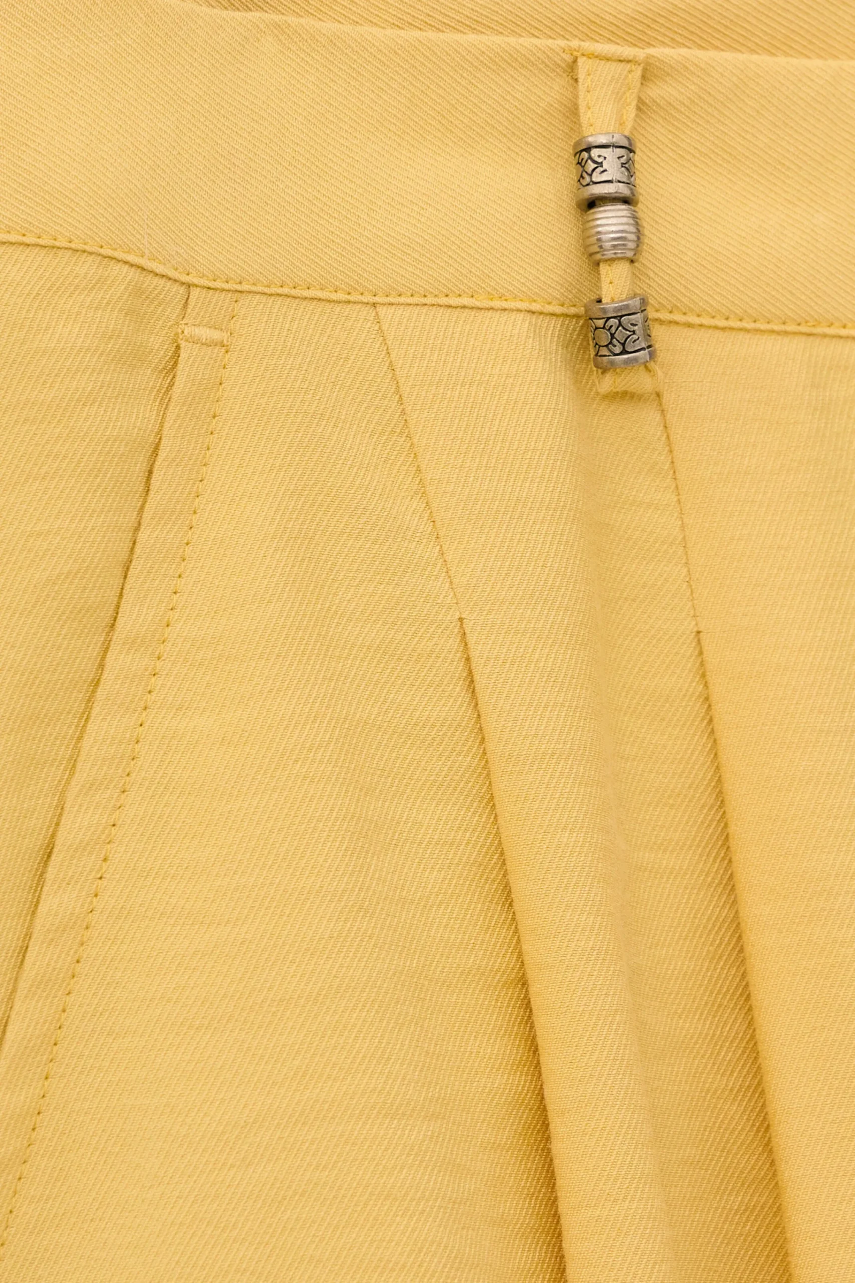 Ba&Sh DEANA pantalon droit JAUNE Hot